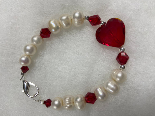 Big Heart Bracelet (by Pearl's Originals)